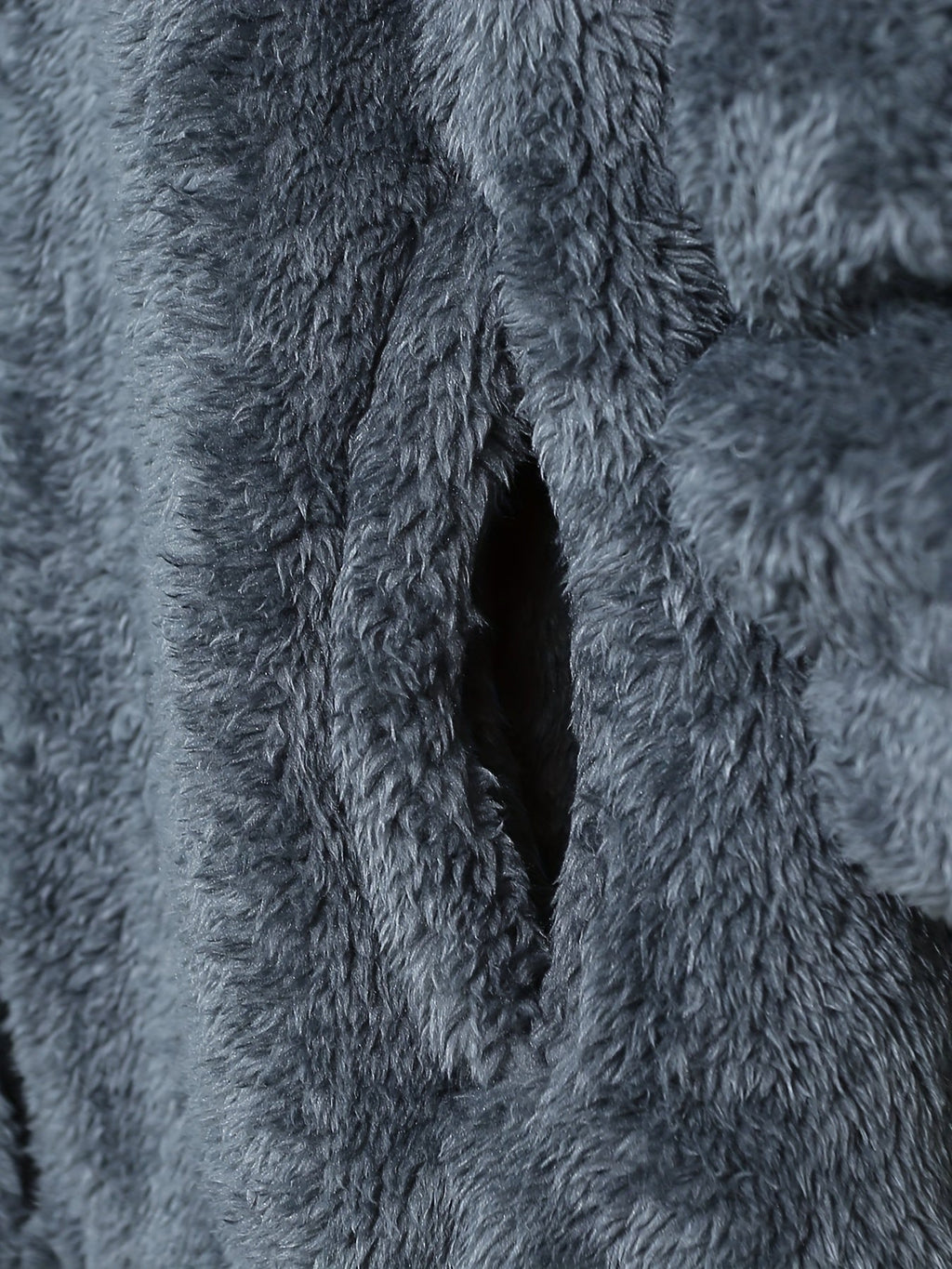 Men's Full Zip Hooded Cozy Plush Jacket