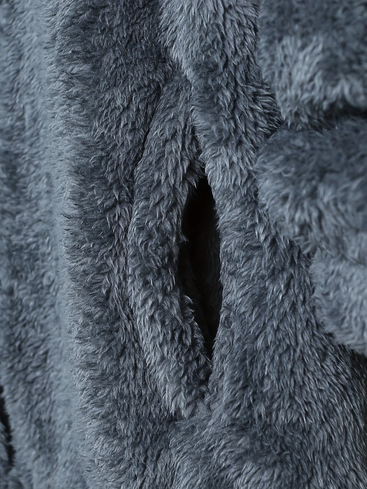 Men's Full Zip Hooded Cozy Plush Jacket