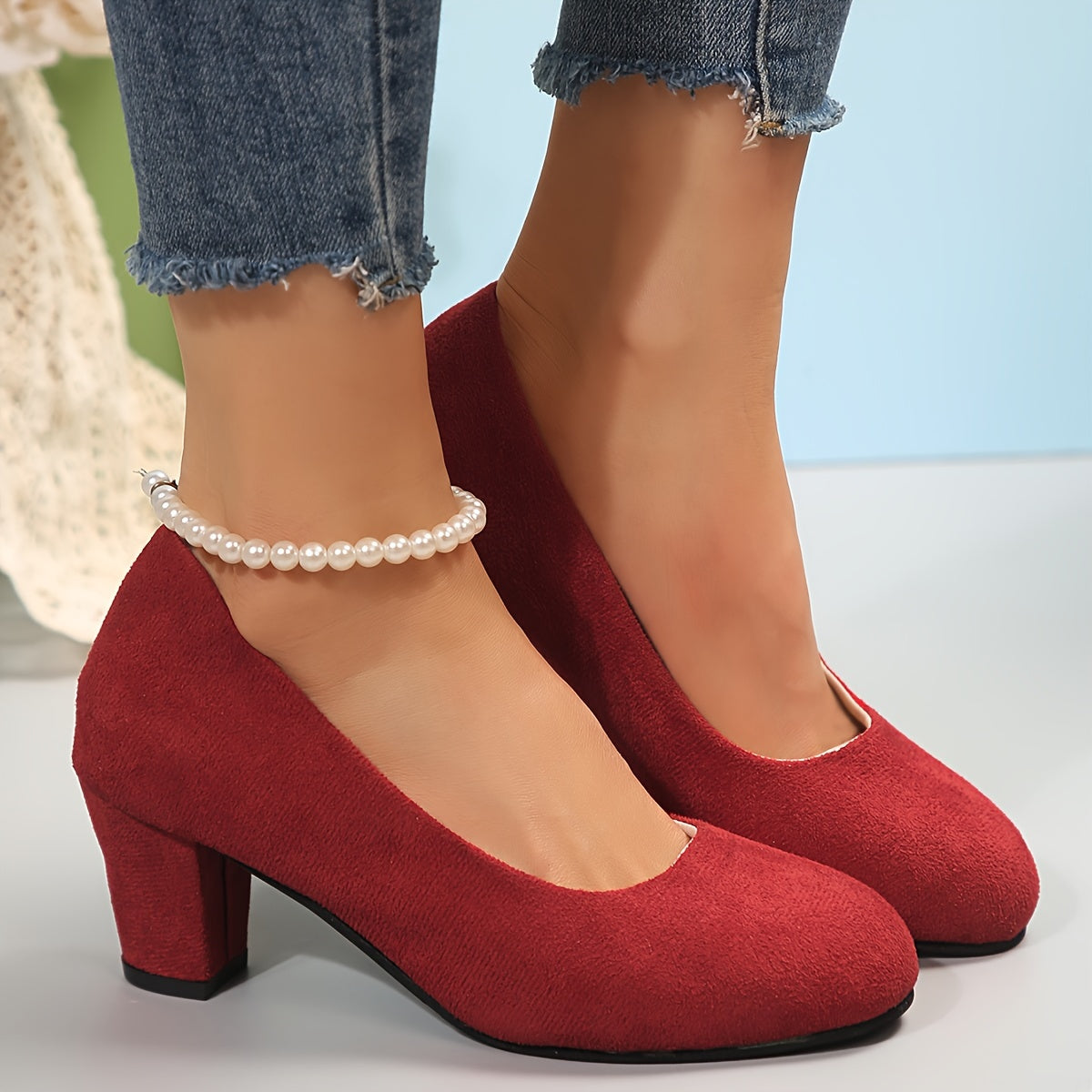 Women's Roomy Toe Supportive Work Pumps