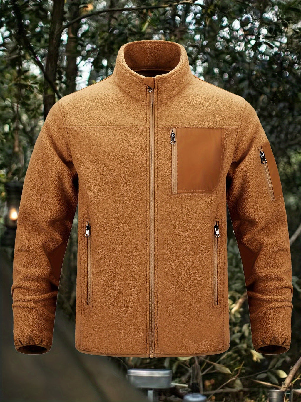 Men's Sturdy Insulated Zip-Front Utility Coat