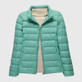 Women's Featherweight Quilted Coat with Stand Collar