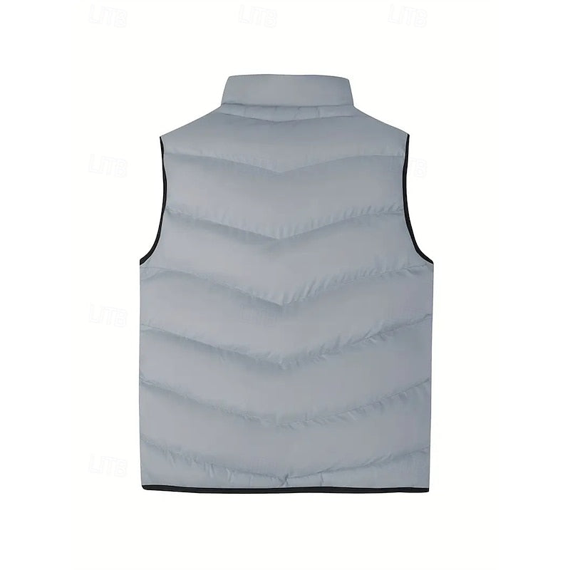 Men's Insulated Quilted Sleeveless Puffer Vest