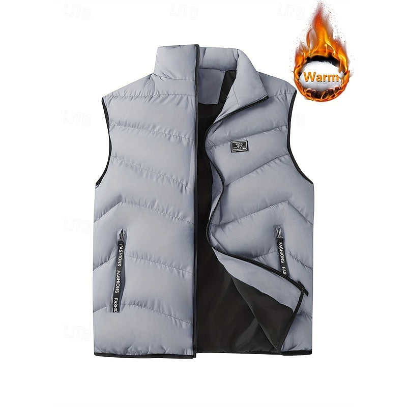 Men's Insulated Quilted Sleeveless Puffer Vest