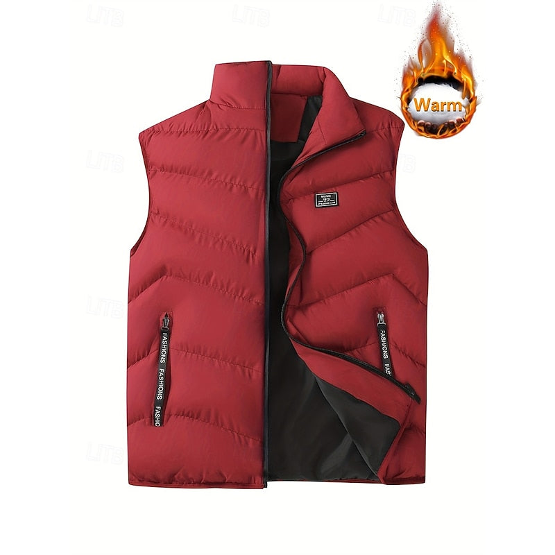 Men's Insulated Quilted Sleeveless Puffer Vest
