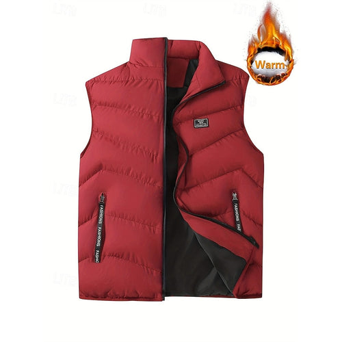 Men's Insulated Quilted Sleeveless Puffer Vest