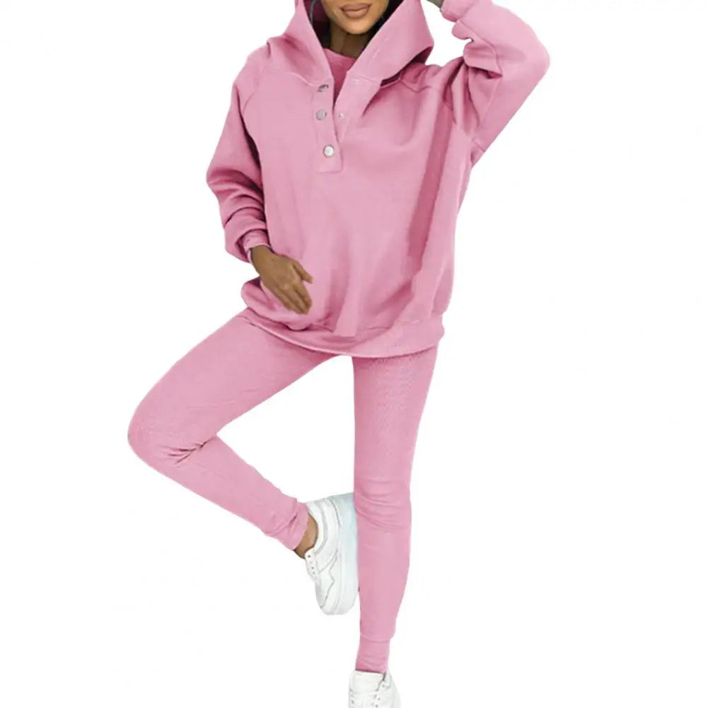 Women's Hoodie and Legging Matching Errand Travel Set