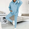 Women's Hoodie and Legging Matching Errand Travel Set