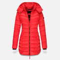 Women's Tailored Quilted Puffer Jacket in Mid Length