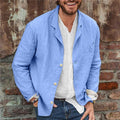 Men's Light Textured Notch Lapel Sport Coat
