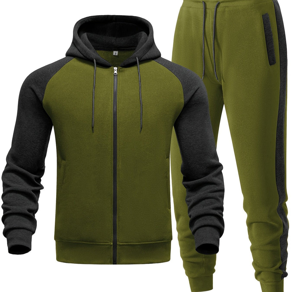 Men's Casual Two-Piece Hoodie and Sweatpants Set