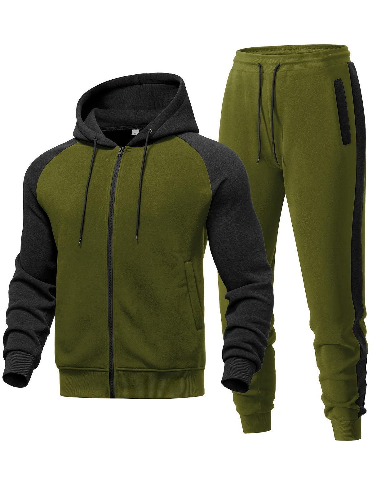 Men's Casual Two-Piece Hoodie and Sweatpants Set