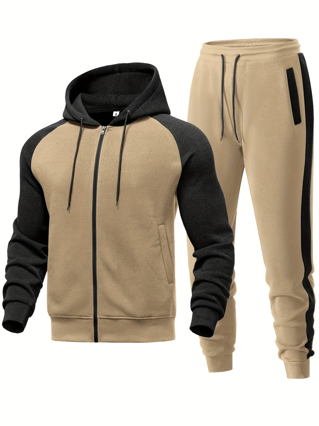 Men's Casual Two-Piece Hoodie and Sweatpants Set