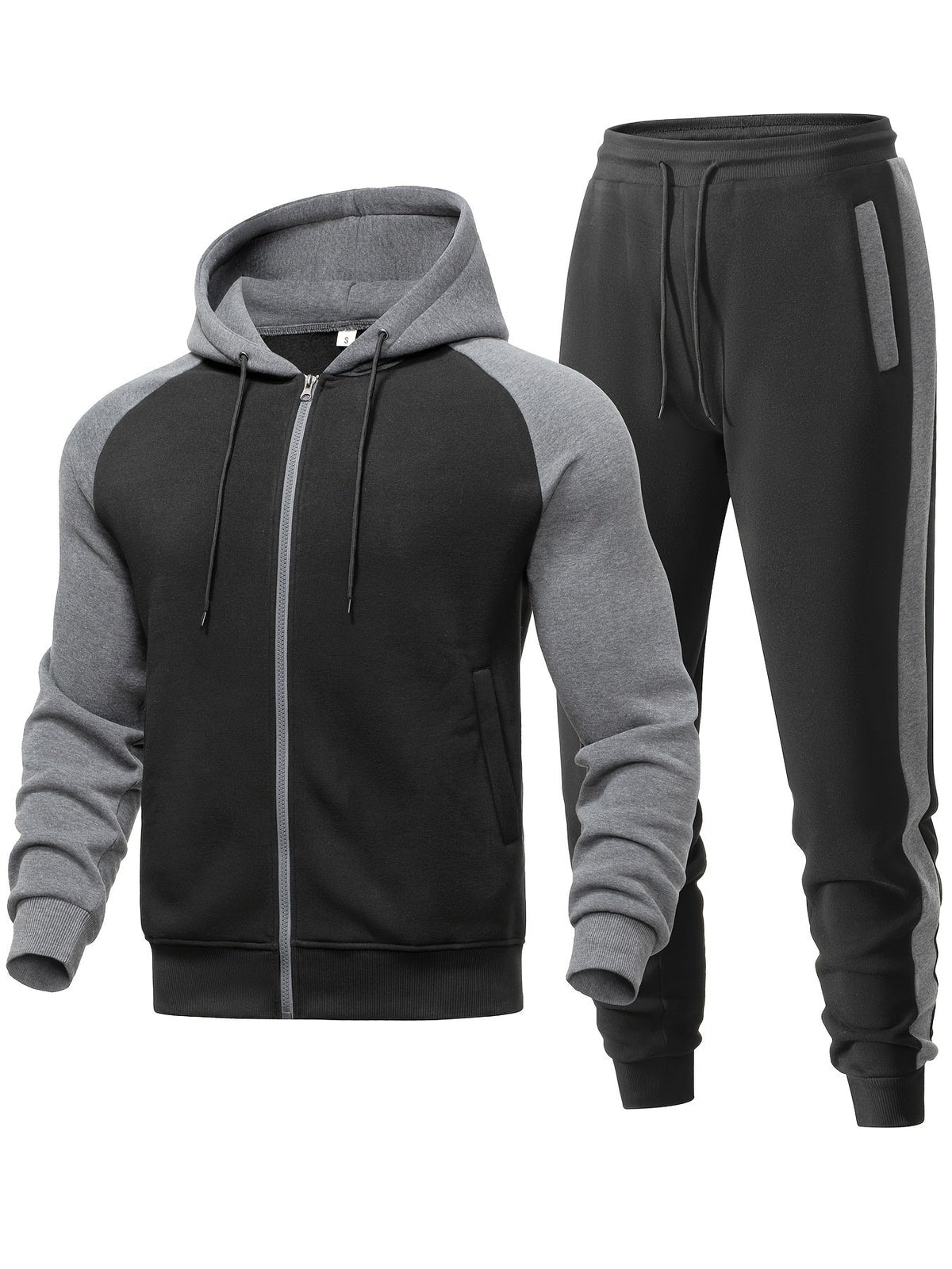 Men's Casual Two-Piece Hoodie and Sweatpants Set