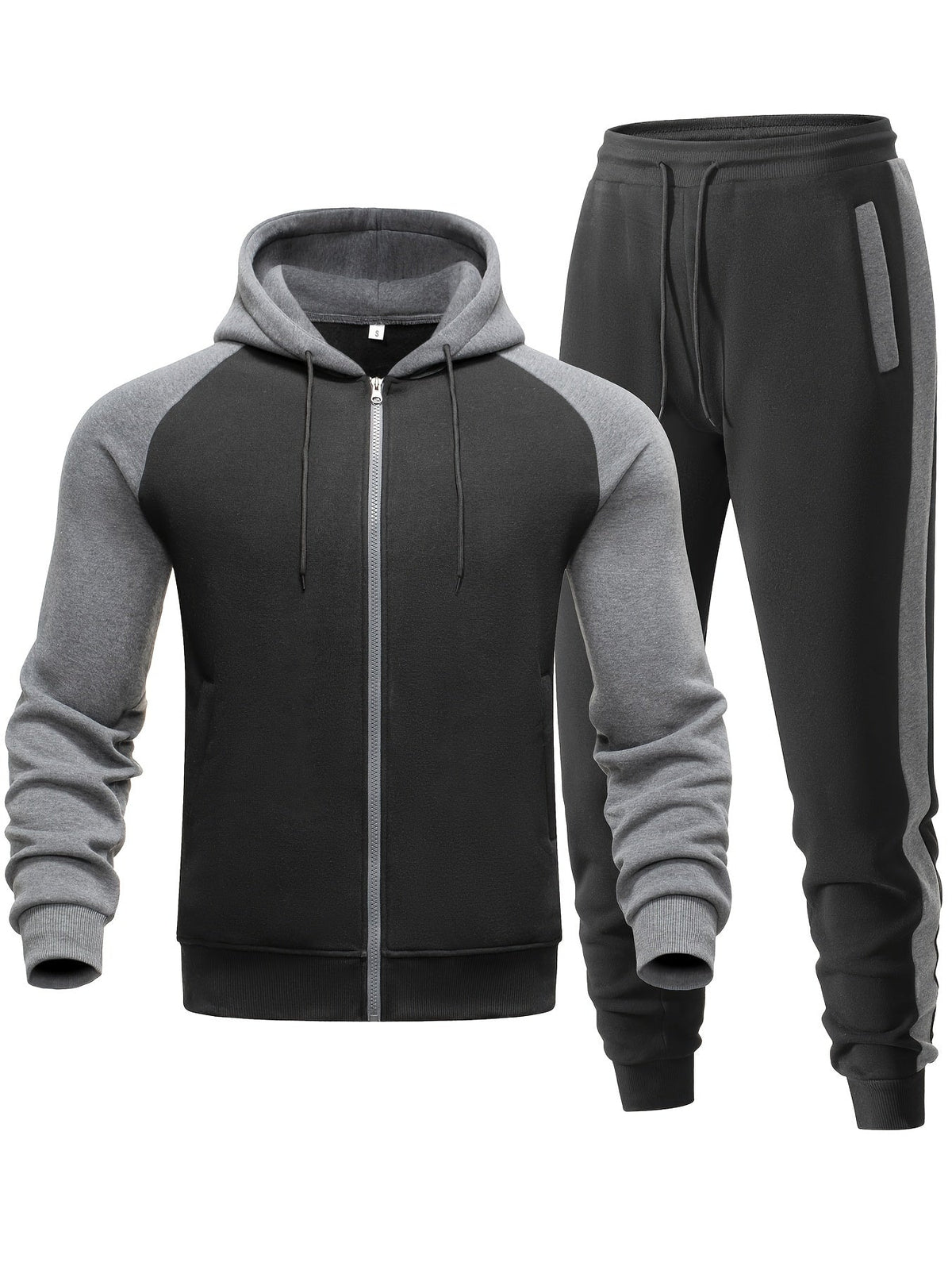 Men's Casual Two-Piece Hoodie and Sweatpants Set