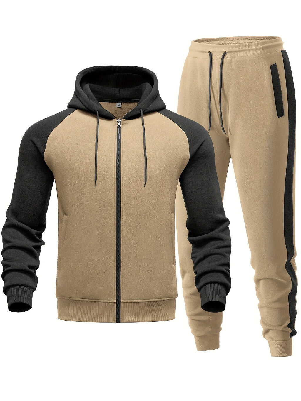 Men's Casual Two-Piece Hoodie and Sweatpants Set