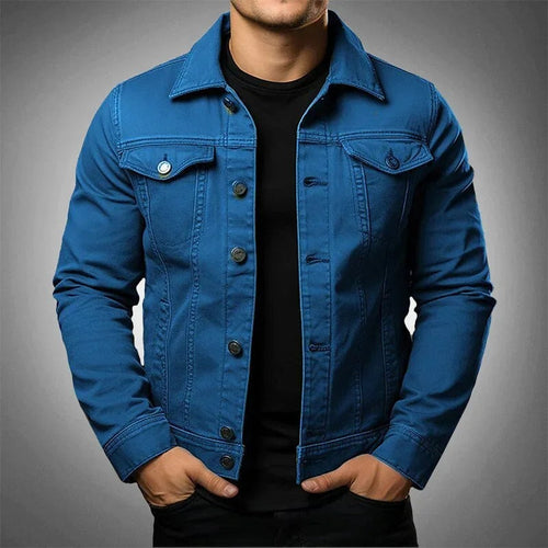 Men's Modern Lightweight Denim Trucker Coat