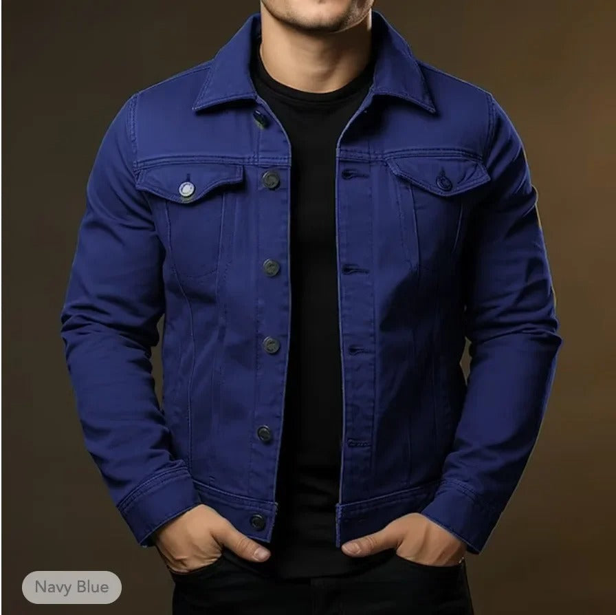 Men's Modern Lightweight Denim Trucker Coat