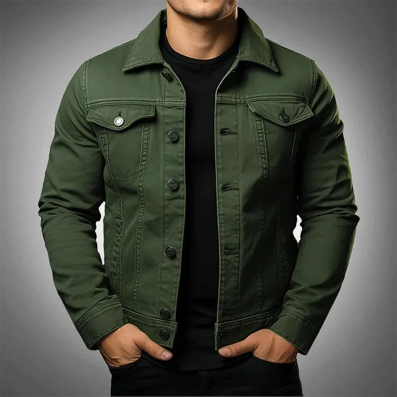 Men's Modern Lightweight Denim Trucker Coat