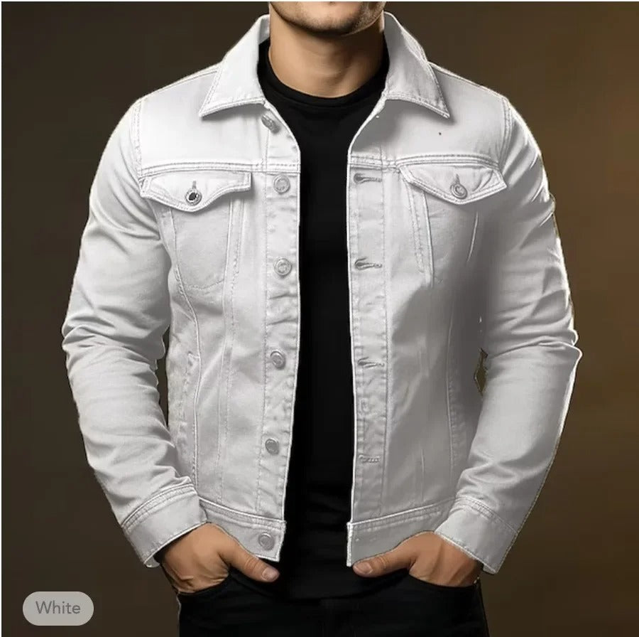 Men's Modern Lightweight Denim Trucker Coat