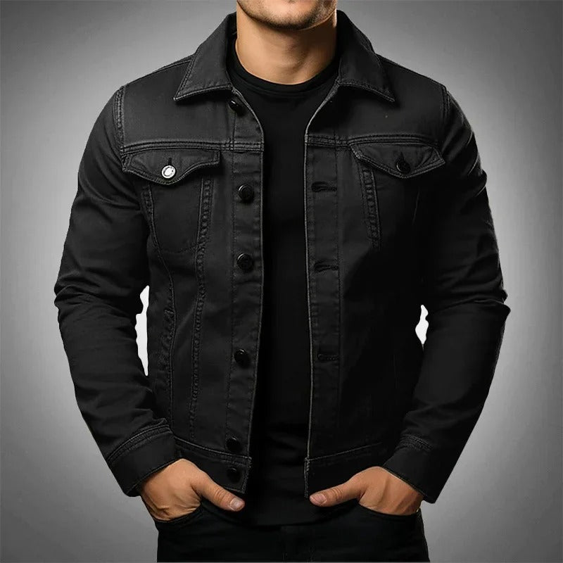 Men's Modern Lightweight Denim Trucker Coat