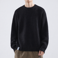 Men's Everyday Layering Crewneck Textured Winter Sweater
