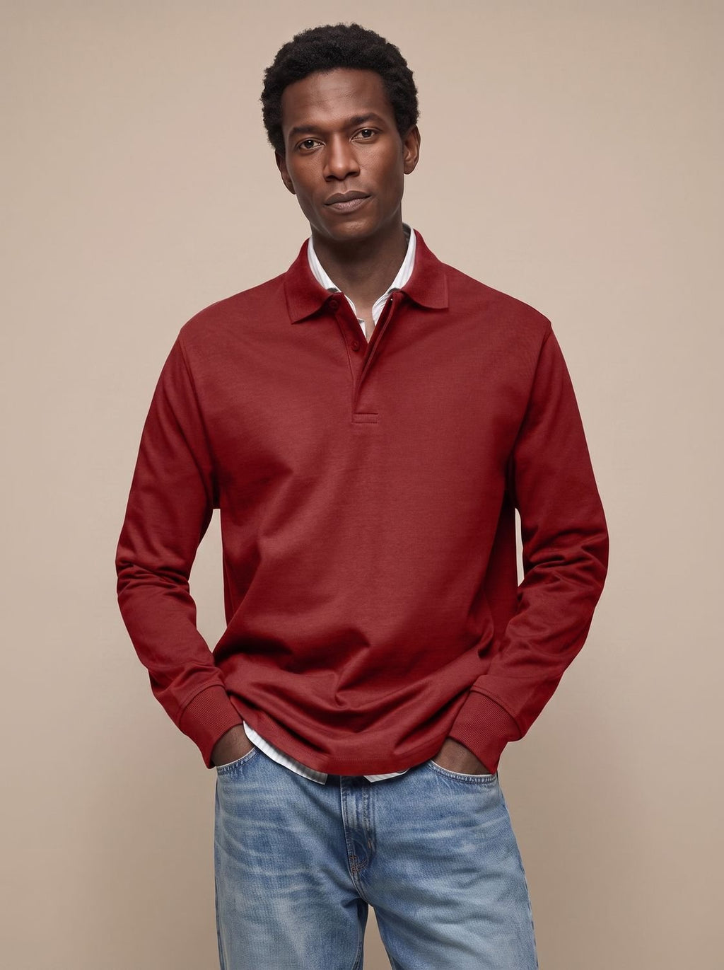 Men's Classic Weekend Office Cotton Polo Top