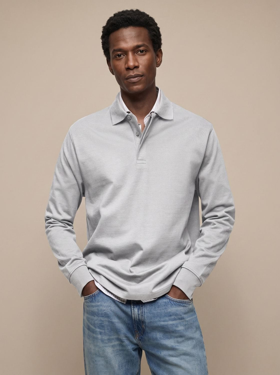 Men's Classic Weekend Office Cotton Polo Top
