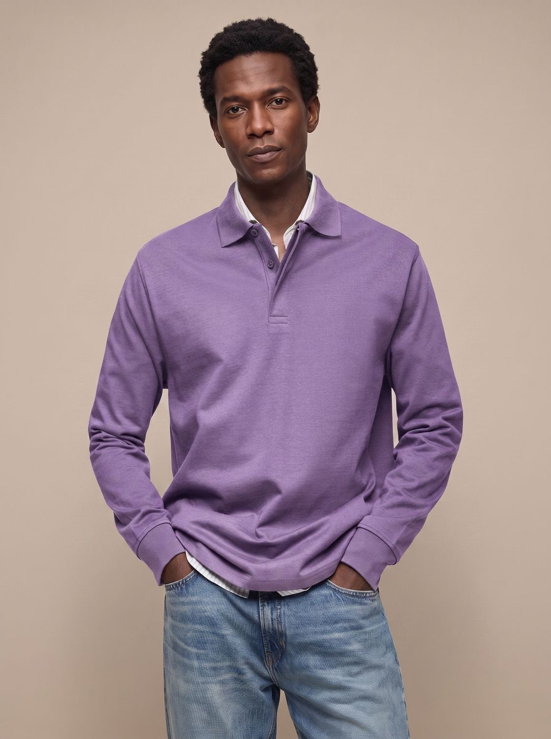 Men's Classic Weekend Office Cotton Polo Top
