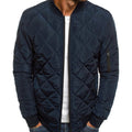 Men's Full Zip Bomber with Diamond Quilting