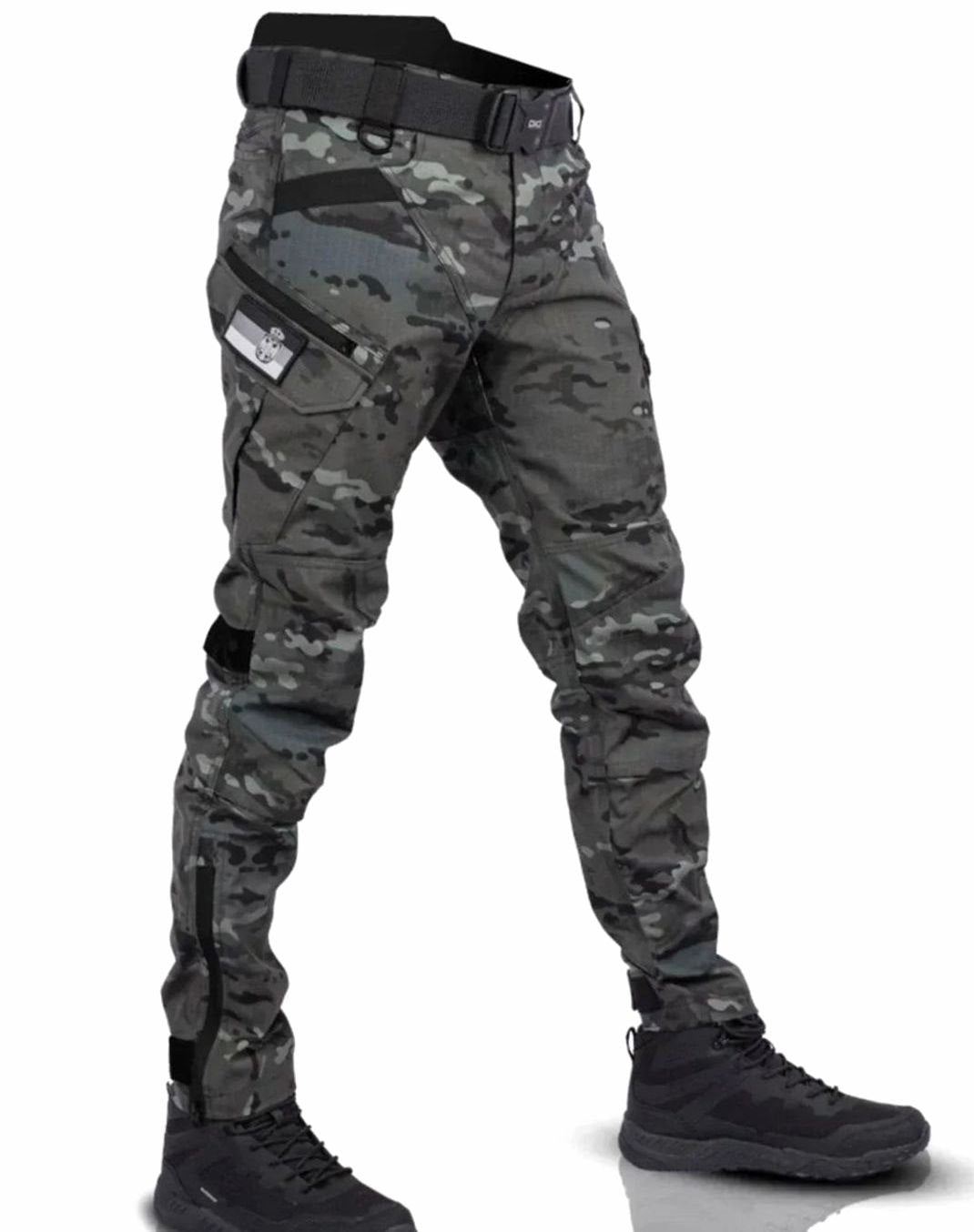 Men's Multi-Pocket Rugged Utility Job Site Pants