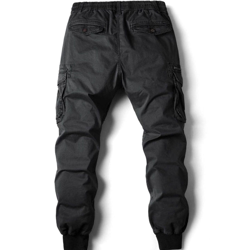 Men's Easy Pull-On Cargo Jogger Pants for Travel