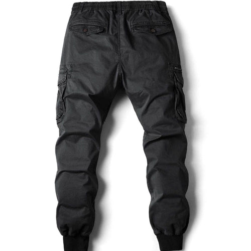 Men's Easy Pull-On Cargo Jogger Pants for Travel
