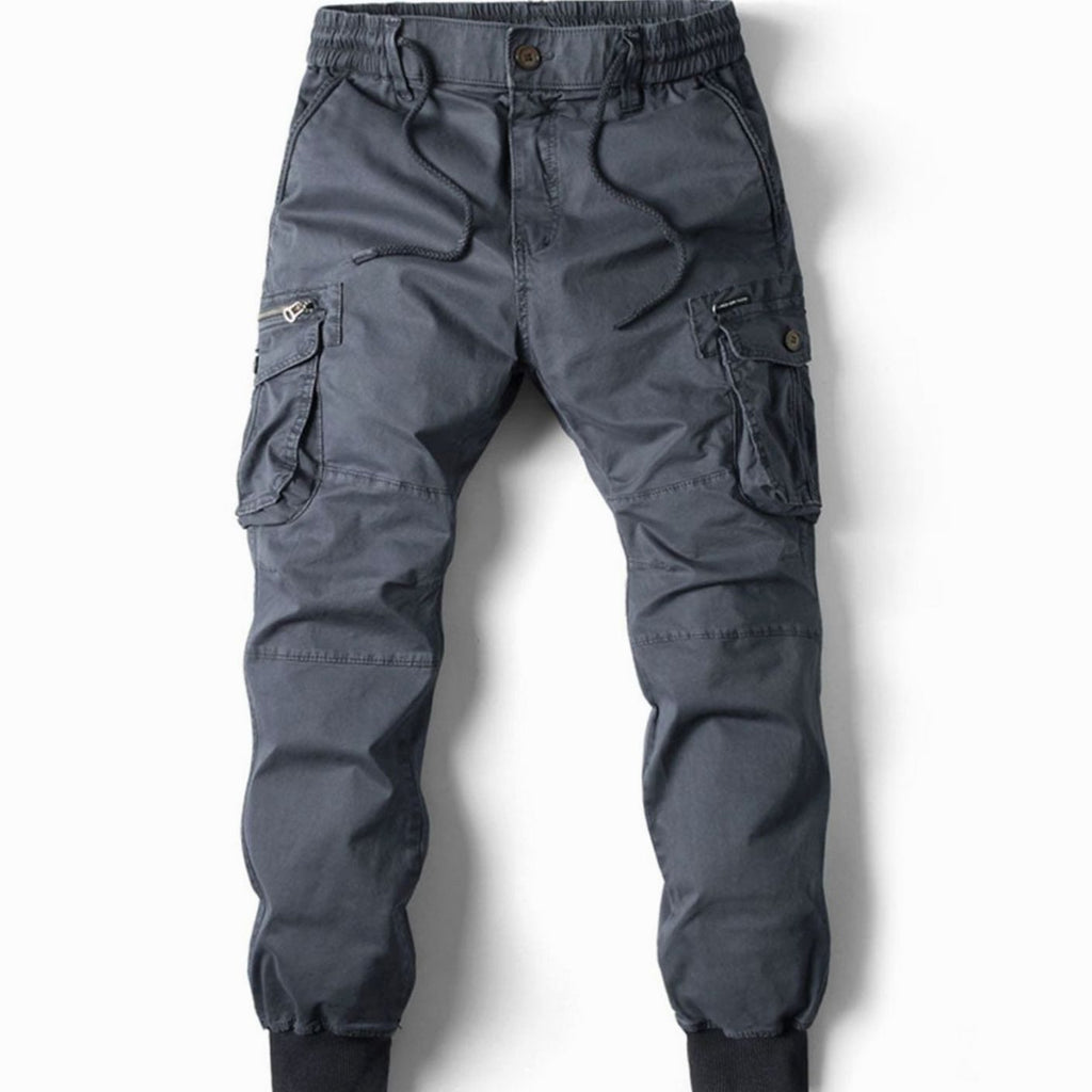 Men's Easy Pull-On Cargo Jogger Pants for Travel