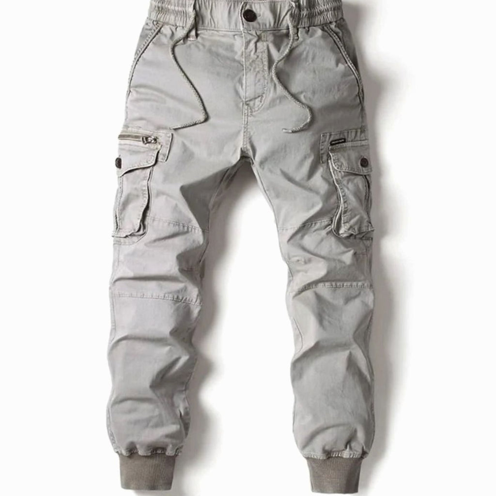 Men's Easy Pull-On Cargo Jogger Pants for Travel