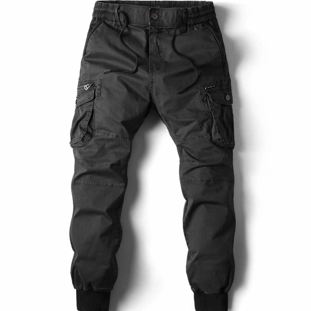 Men's Easy Pull-On Cargo Jogger Pants for Travel