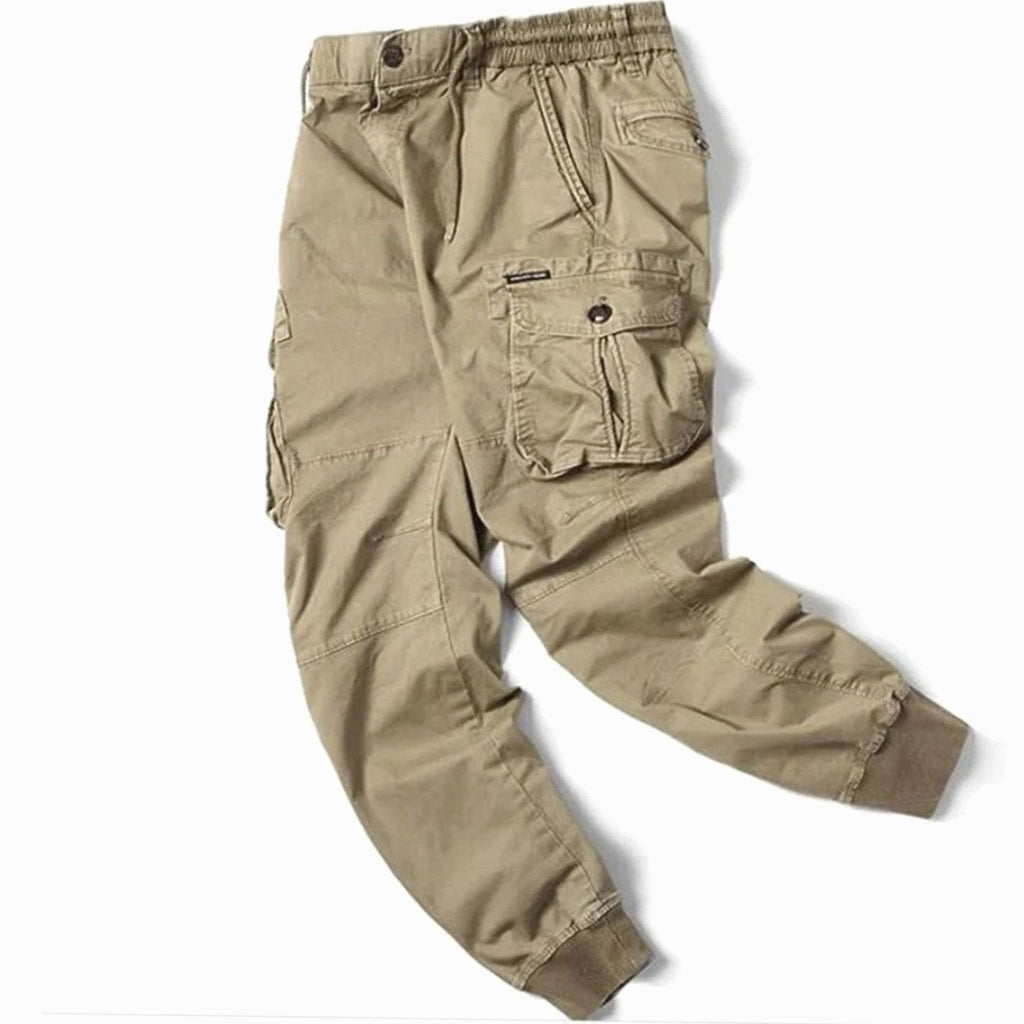 Men's Easy Pull-On Cargo Jogger Pants for Travel