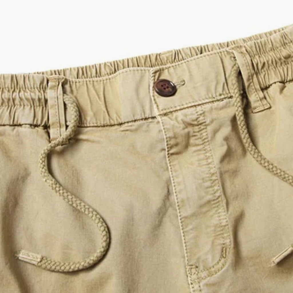Men's Easy Pull-On Cargo Jogger Pants for Travel
