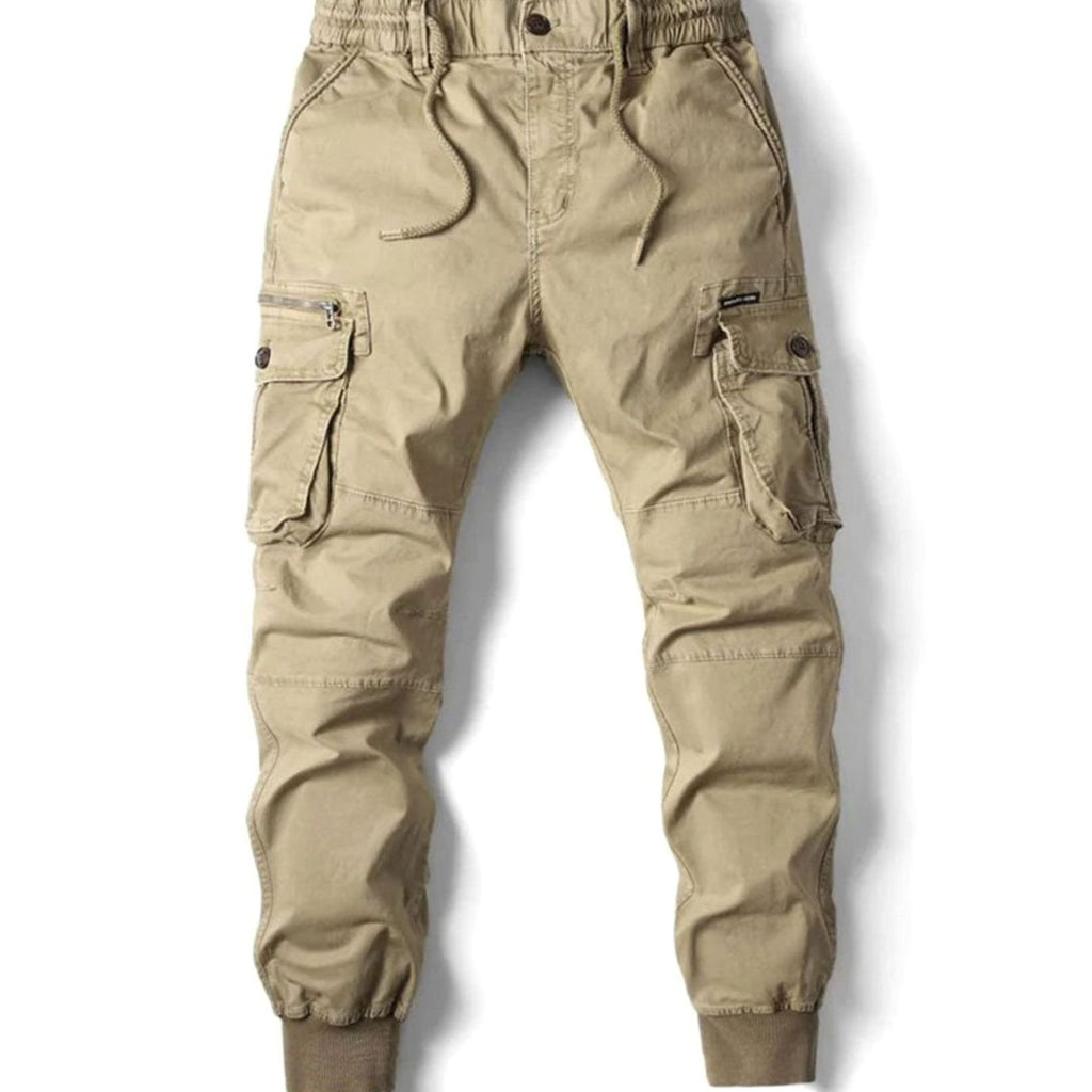 Men's Easy Pull-On Cargo Jogger Pants for Travel