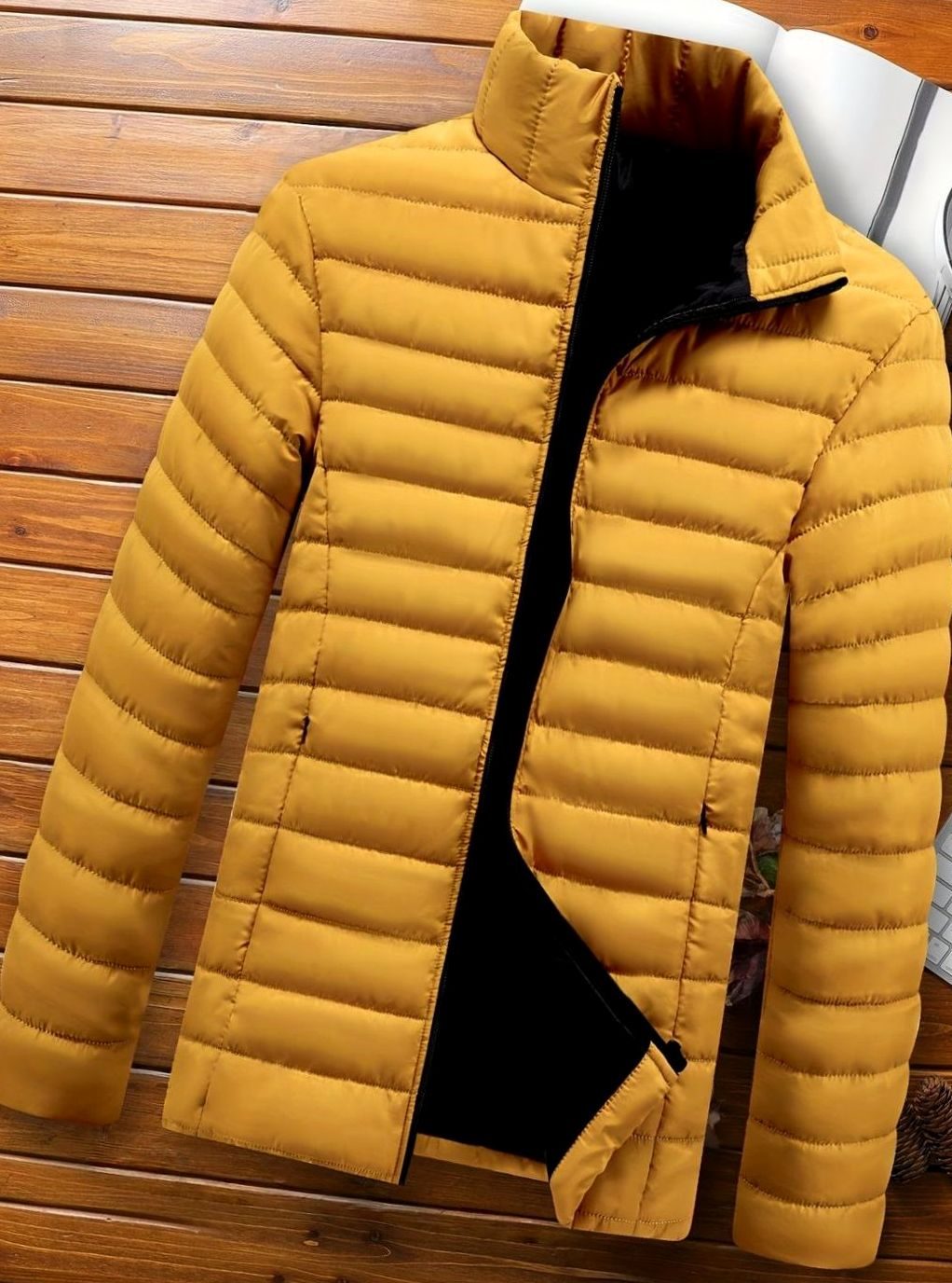 Men's Lightweight Foldable Quilted Puffer Coat