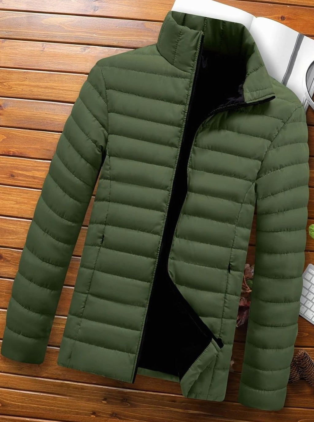 Men's Lightweight Foldable Quilted Puffer Coat