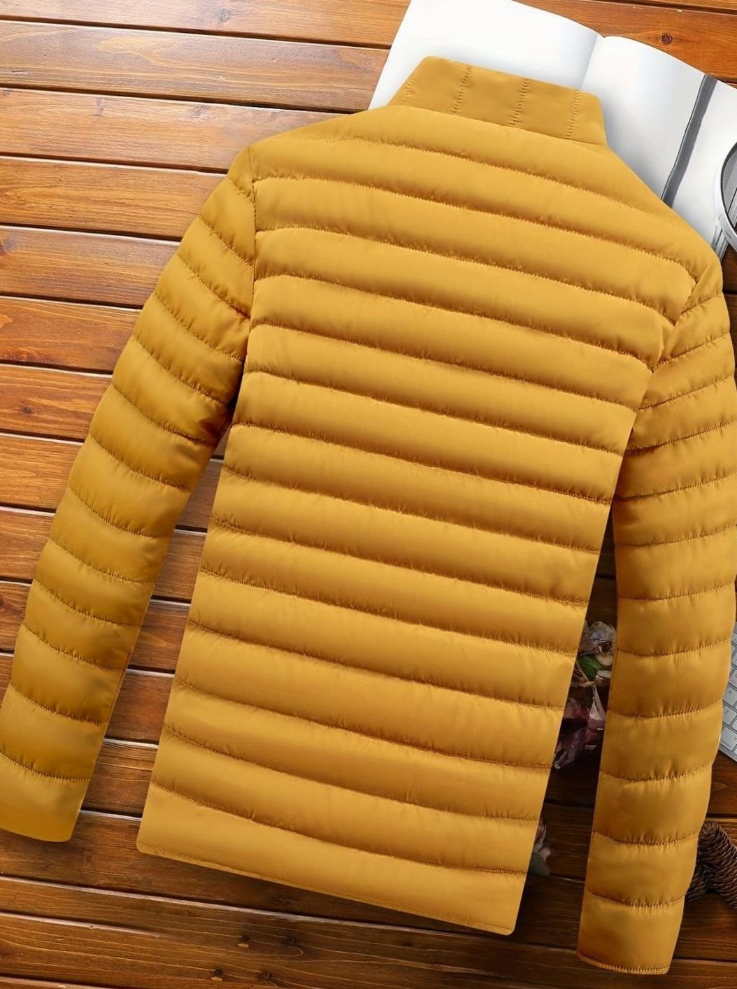 Men's Lightweight Foldable Quilted Puffer Coat