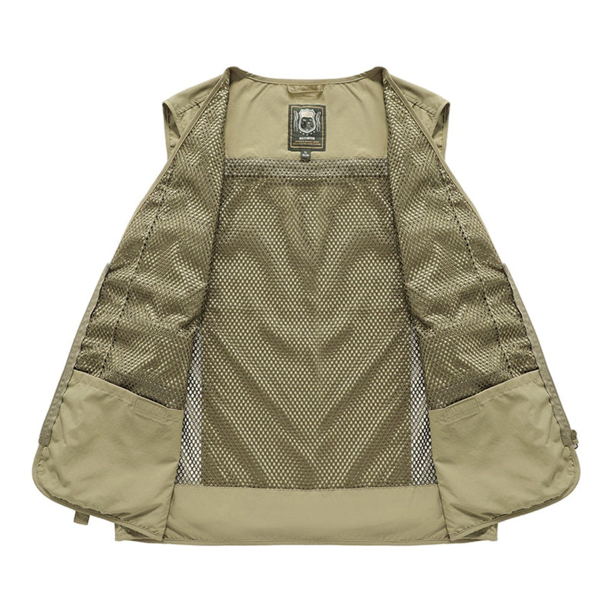 Men's Sleeveless Zip-Up Multi-Pocket Fishing Vest