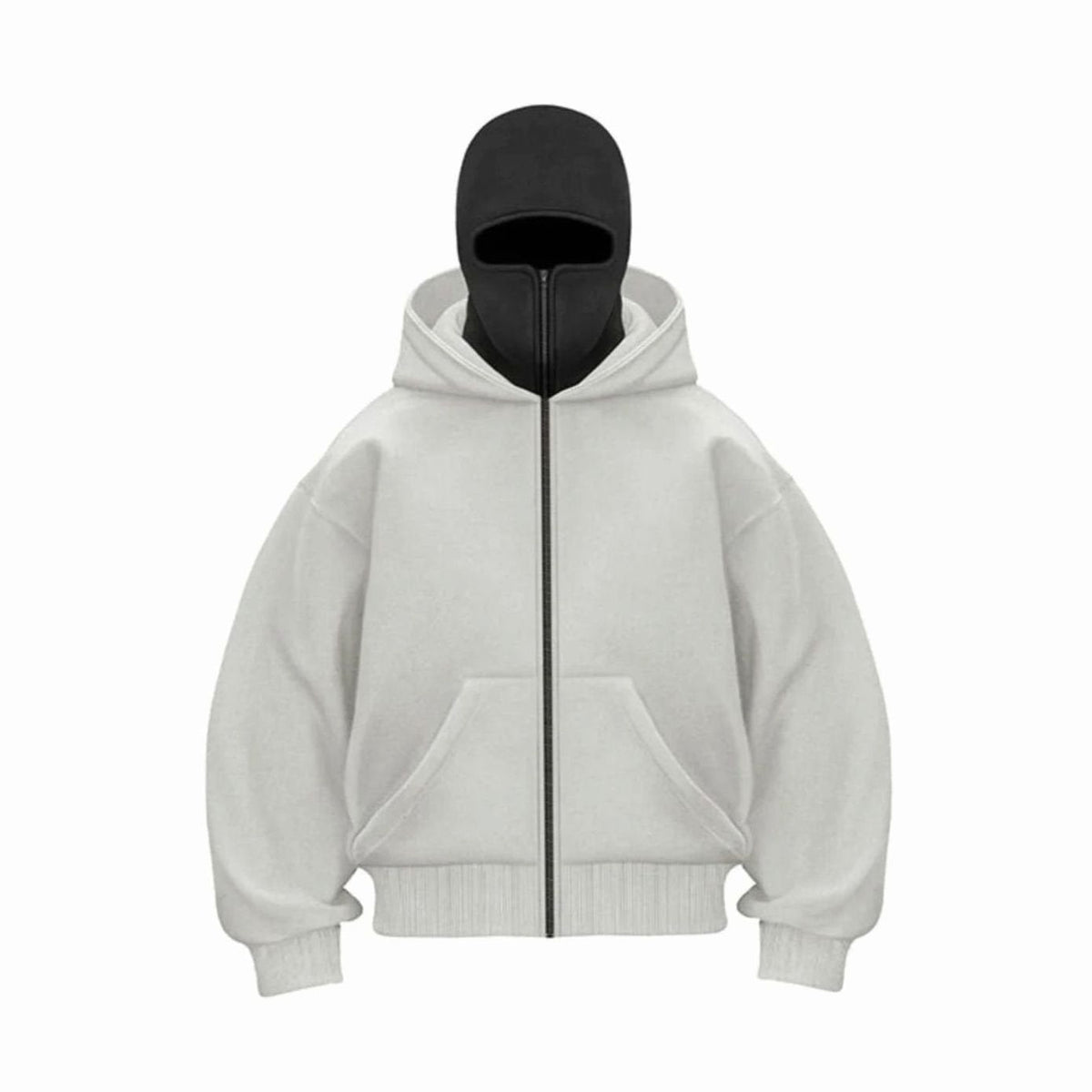 Men's Full-Zip Balaclava Hooded Fleece Jacket