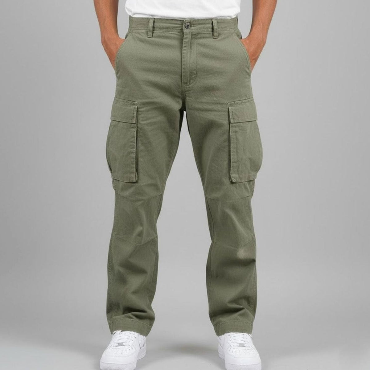Men's Baggy Fit Utility Street Style Cargo Pants