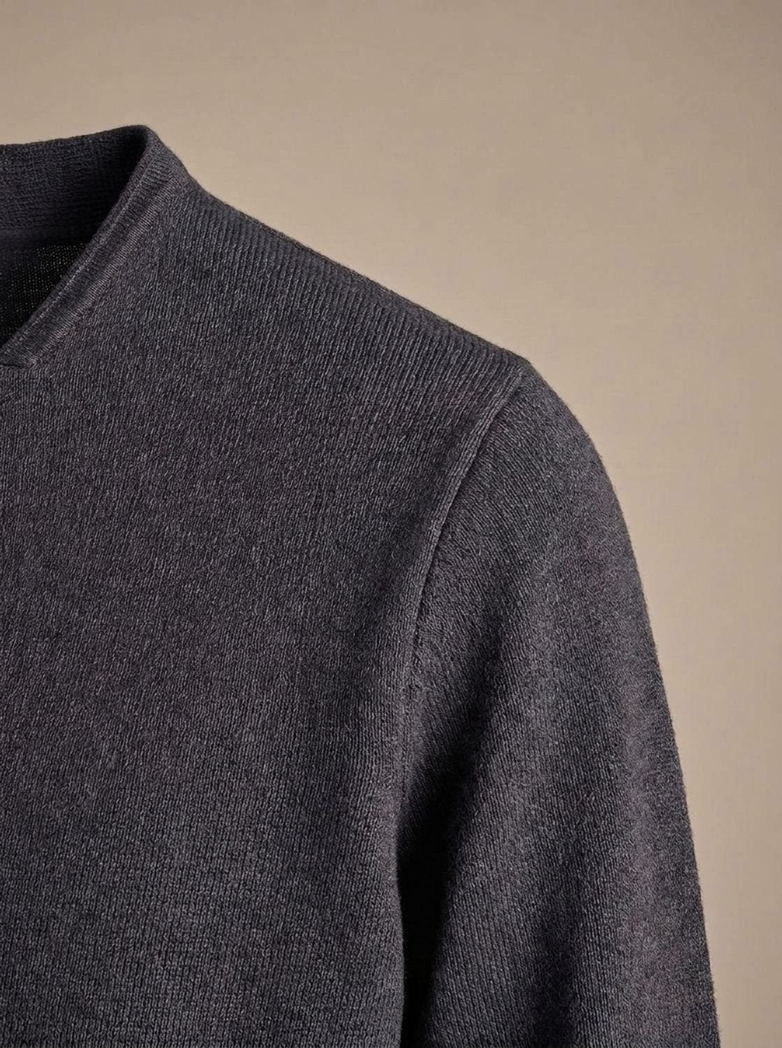 Men's Blazer-Style Tailored Slim Button Knit Cardigan