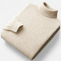 Men's Quiet Luxury High-Lapel Knit Pullover Top