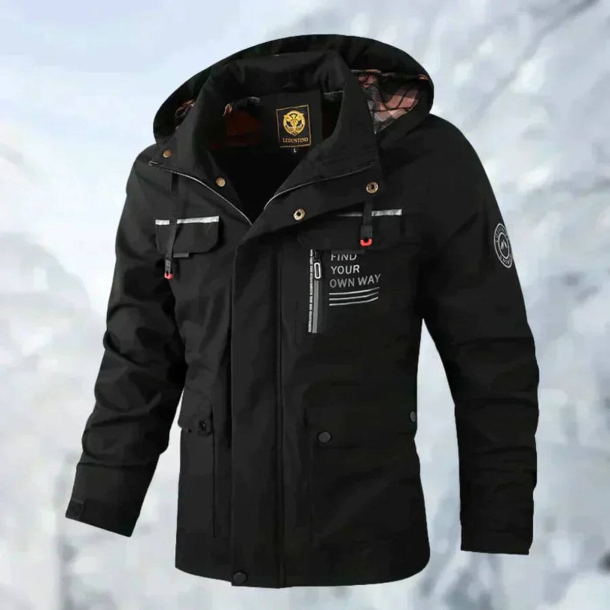 Men's Windproof Waterproof Quilted Coat