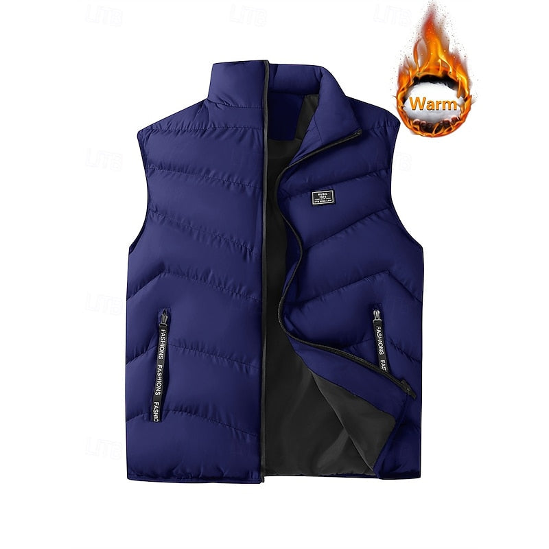 Men's Insulated Quilted Sleeveless Puffer Vest