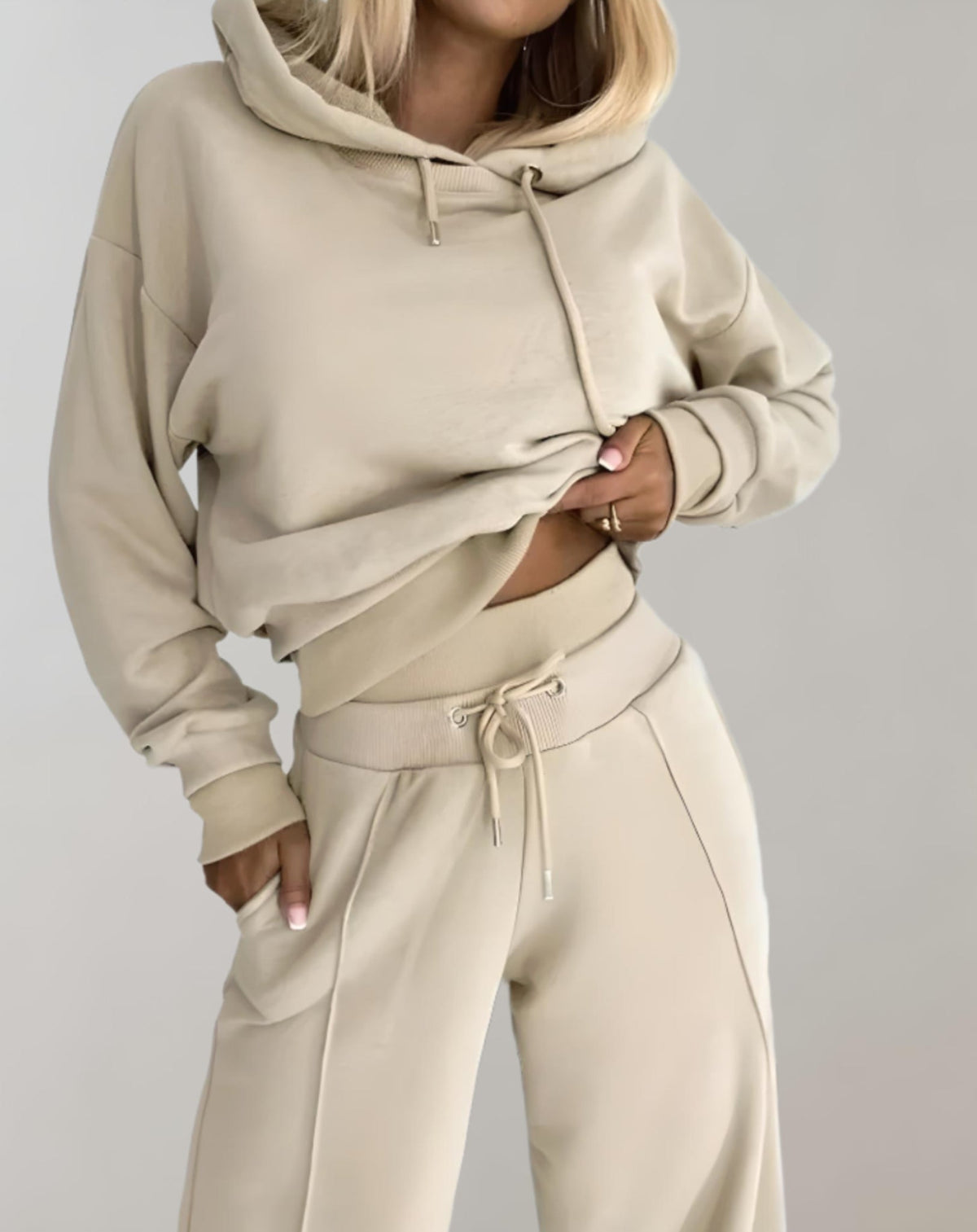 Women's Casual Travel Hoodie and Pants Lounge Set