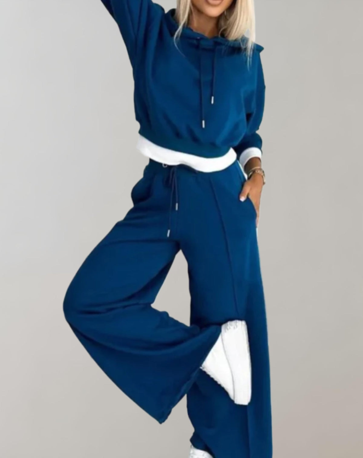 Women's Casual Travel Hoodie and Pants Lounge Set